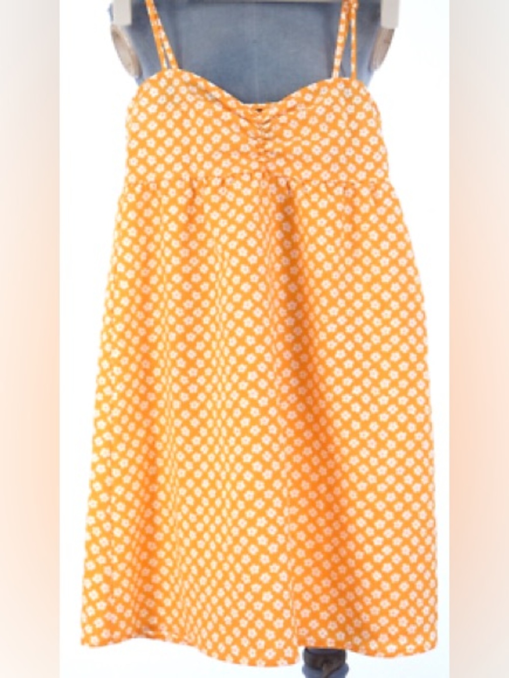 H&M Yellow Floral V-Neck Summer Top